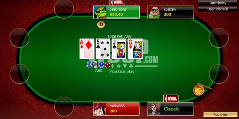 Bài được chia và xếp thành hai tay trong Pai Gow